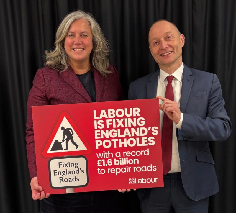 Paul Waugh with Secretary of State for Transport, Heidi Alexander MP