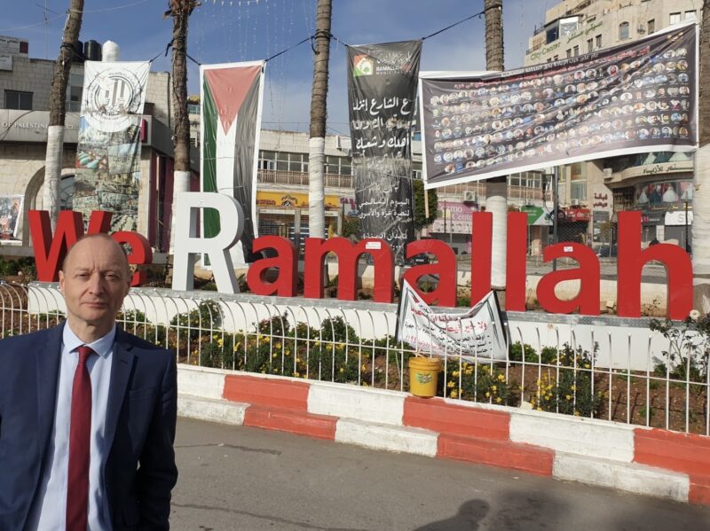 Paul in Ramallah, in the Occupied Palestinian Territory of the West Bank