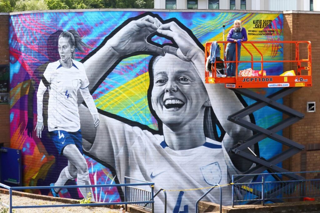 Keira Walsh Rochdale Mural