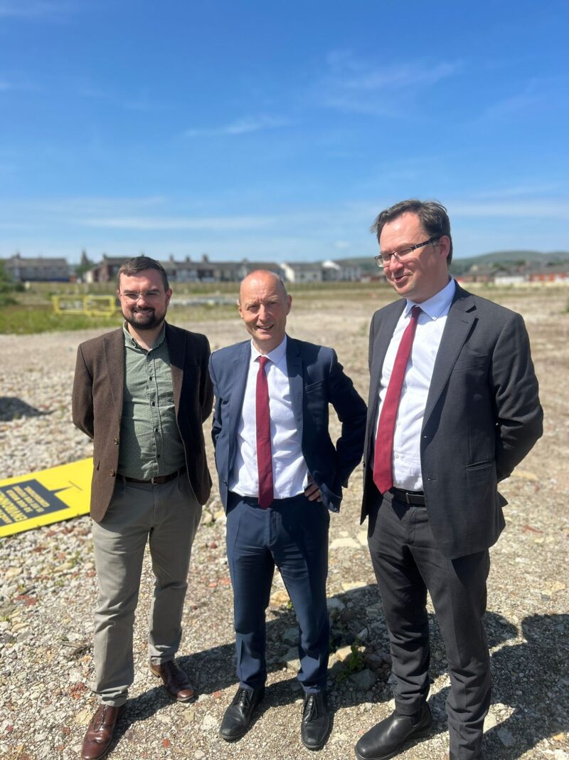 R-L Danny Meredith, Paul Waugh, Alex Norris