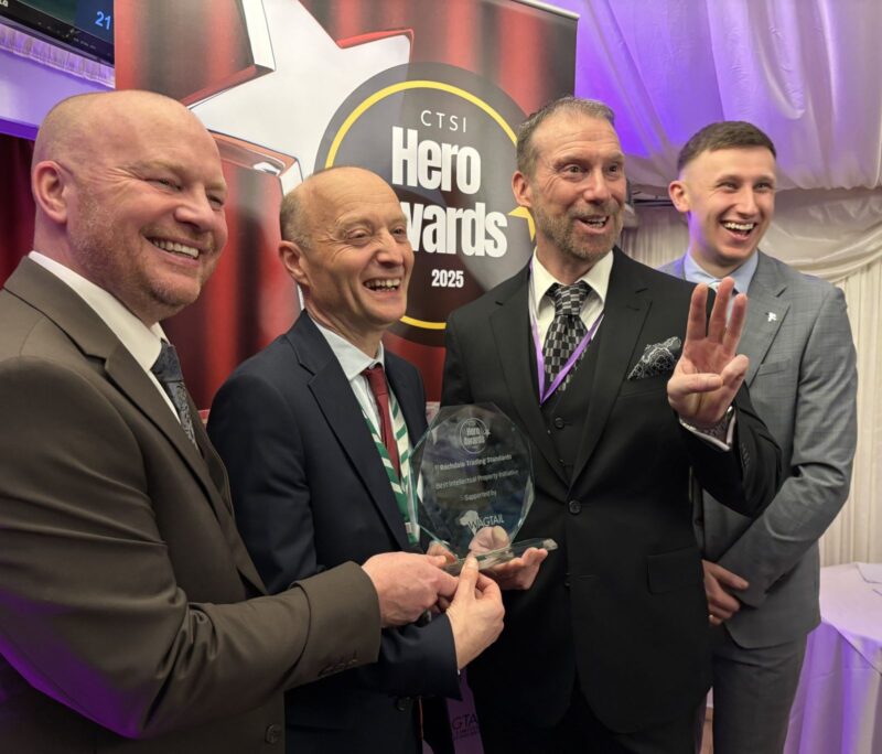 Paul with the winners